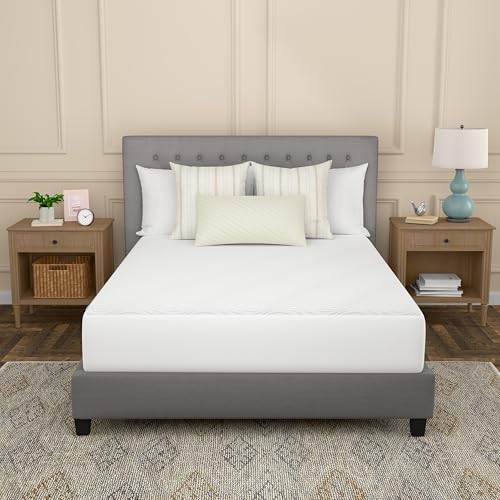 Sealy Complete Protection Waterproof Stain Protection Soft Comfort Top PerfectGrip Stretch Sidewalls Machine Washable Fitted Mattress Protector, King Size, White Sealy