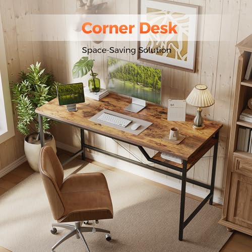 Mericonia Computer Desk 48 X 24 inch, Gaming Desk for Small Spaces, Modern Simple Style Table for Home Office, Study Student Writing Table Mericonia