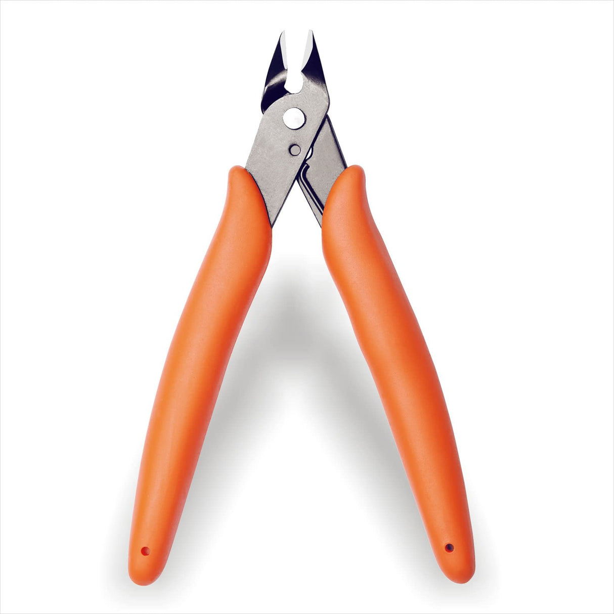 KATA 5 Inch Micro Wire Cutters, Precision Mini Flush Cutters and Clean Cut Pliers for Electronics, Model, Jewelry, Model Kits, Orange KATA