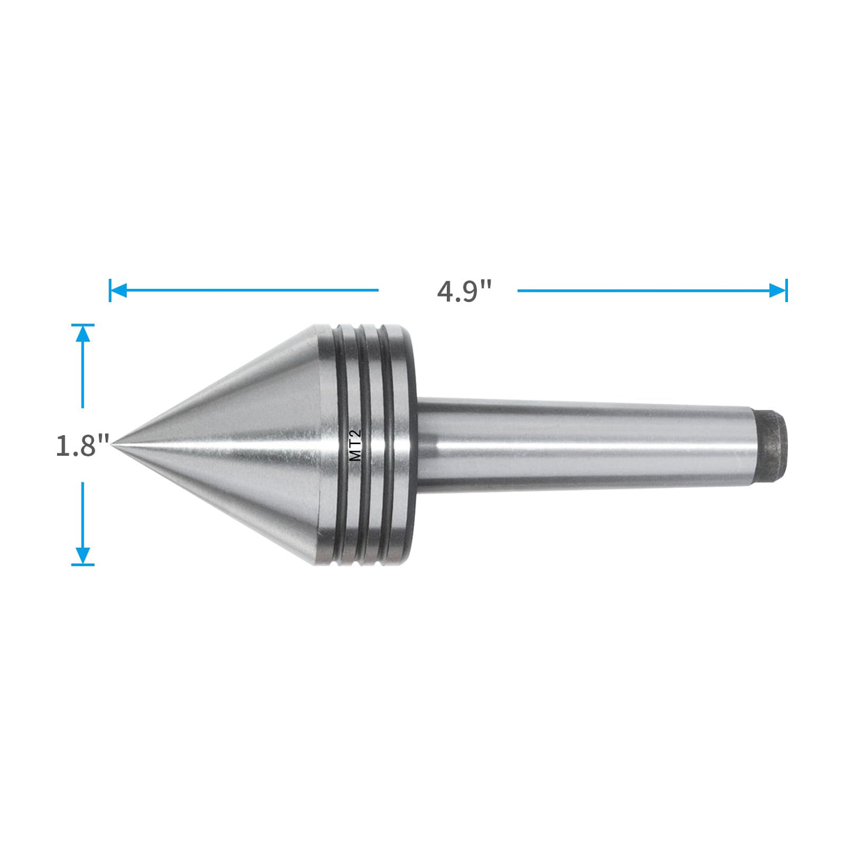 DEEFIINE MT2 Heavy Duty Live Tailstock Center for wood lathe DEEFIINE