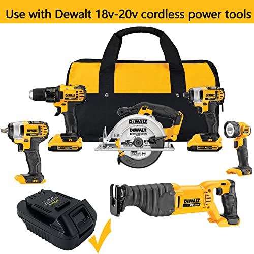 Echoyee MT20DL Battery Adapter, Compatible with Makita 18v Lithium Battery, Convert to Dewalt 18v-20v Lithium Batteries, Work Compatible with Dewalt 18v-20v Cordless Power Tools Echoyee