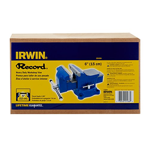 IRWIN Bench Vise, Heavy-Duty, 6-Inch (226306ZR) IRWIN