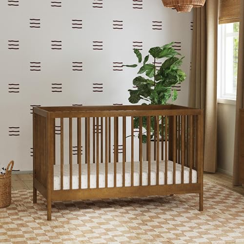 DaVinci, Birdie 3-in-1 Convertible Crib, Walnut, Easy Assemble, Greenguard Gold Certified DaVinci