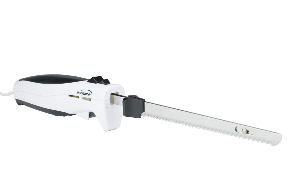 Brentwood TS-1010 Electric Carving Knife,7-inch,White Brentwood