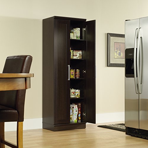 Sauder HomePlus Storage Pantry cabinets, L: 23.31" x W: 17.01" x H: 71.18", Dakota Oak finish Sauder
