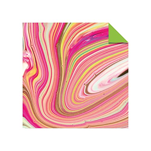 Origami Paper 500 sheets Marbled Patterns 6" (15 cm): Tuttle Origami Paper: Double-Sided Origami Sheets Printed with 12 Different Designs (Instructions for 6 Projects Included) WoodArtSupply
