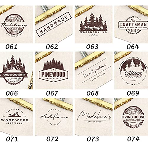 Custom Electric Branding Iron with Brass Head for Wood & Leather Crafting (1.5"x1.5") Arokimi