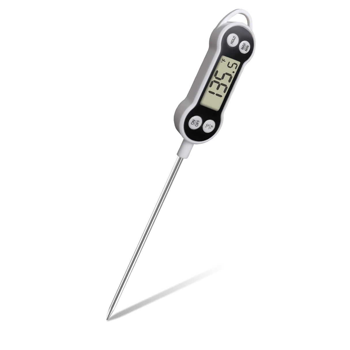 Digital Meat Food Thermometer for Cooking Kitchen BBQ Grill, Probe Instant Read Thermometer for Candy Candle Milk Deep Fry Baking Temperature NANGOALA