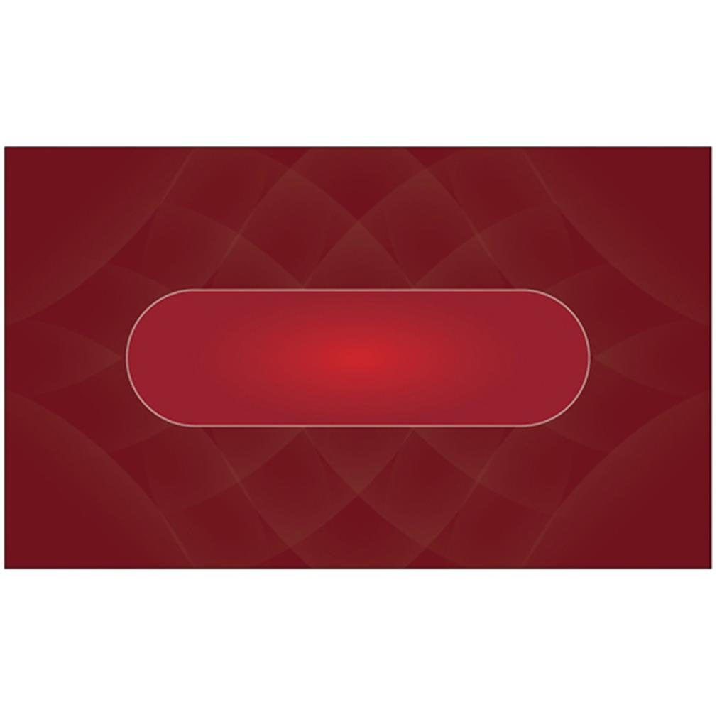Brybelly Sublimation Poker Table Felt for Casino Quality Tables (Red) Brybelly