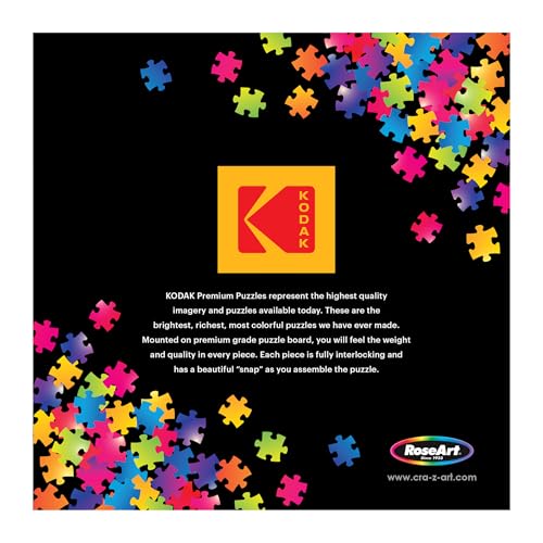 RoseArt - Kodak Premium - Christmas at Home - 1000 Piece Jigsaw Puzzle for Adults RoseArt