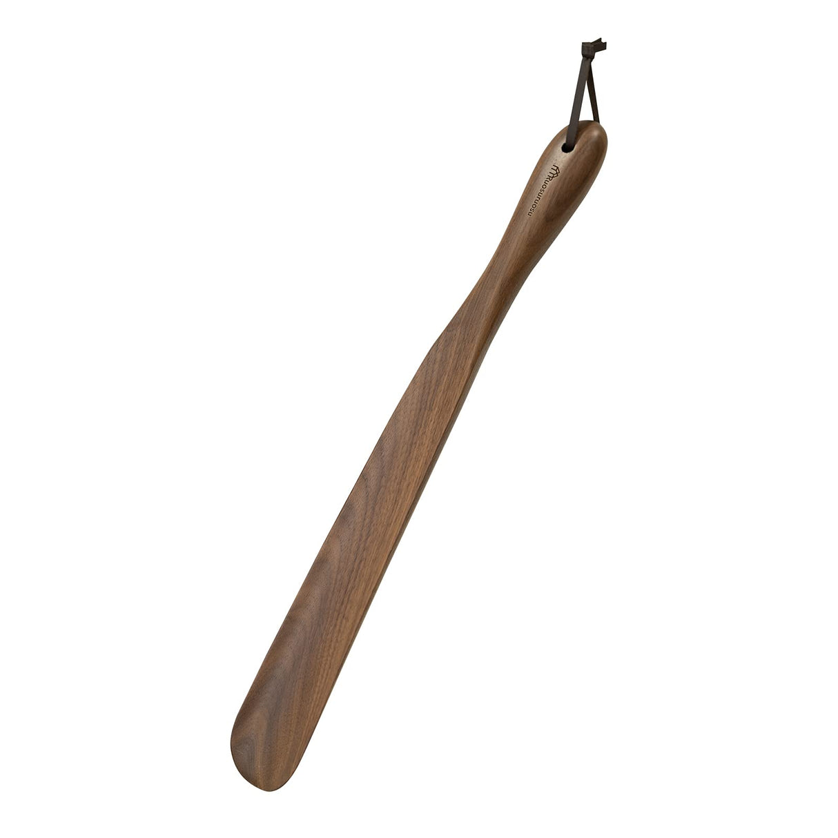 Ruosuruosu Wood Shoe Horn Long Handle with Leather Lanyard 15" Long Shoehorn for Seniors Men Women Kids Pregnancy Travel Portable Shoe Lifter Shoe Helper Shoe Spoons for the Elderly Ruosuruosu