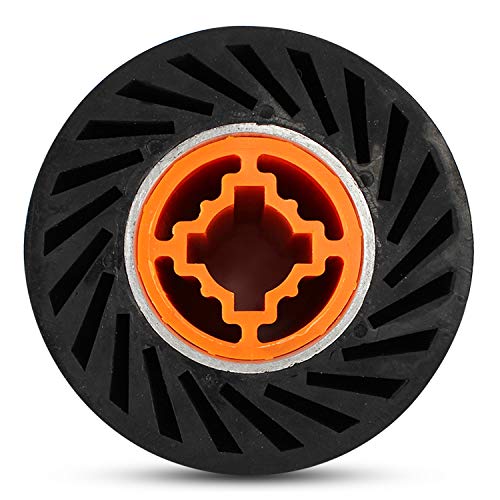 BHA Rubber Expanding Drum for Abrasive Sanding Bands, 3.5" x 4" with 3/4" Quad Keyway BHA