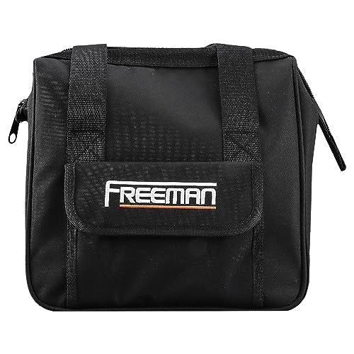 Freeman PE20VP23138 20 Volt Cordless 23-Gauge 1-3/8" Pin Nailer Kit with Lithium Ion Battery, Charger, Bag, and Nails (1000 Count) – 2000 Shots per Charge Freeman