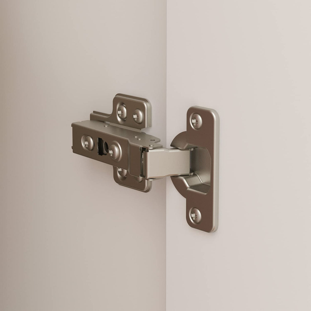 Hitow 6 Door Wardrobe Armoire Closet, 47.4" W Wardrobe Storage Cabinet with 3 Tiers Shelf & Hanging Rod, Wardrobe Armoire Dresser for Bedroom Clothes Storage Organizer, White Hitow