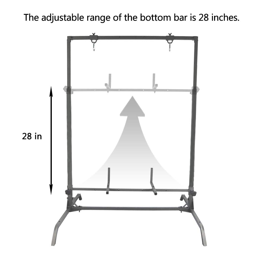 Highwild Archery Target Stand for Bag Targets Block Cube Foam - Larger Range - Multi-Function - Flexible - Durable Highwild