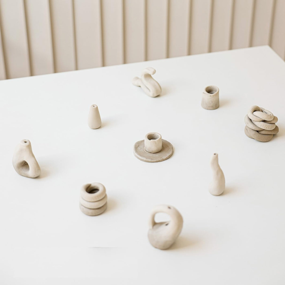 ReArt Oven Bake Polymer Clay White, Non Toxic 4.4Lbs with Pottery Tools & Paint Brushes Great for Modeling, Sculpting, Holiday, DIY Jewelry Making Projects. Great for All Skill Levels (White & Tools) ReArt