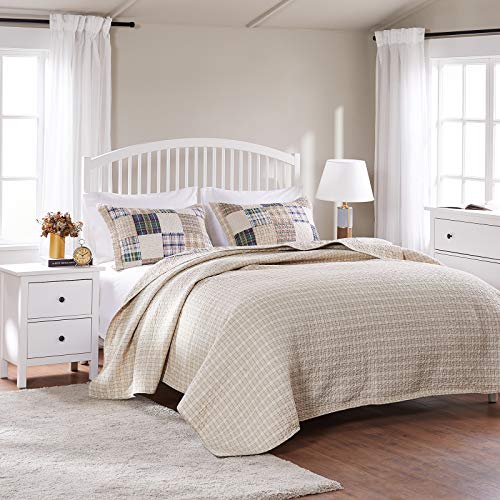Greenland Home 2-Piece Oxford Quilt Set, Twin, Multicolor Greenland Home Fashions
