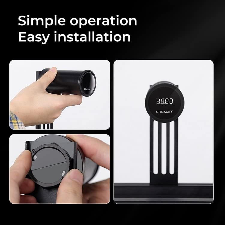 Creality 3D Printer Filament Spool Holder, Weighable Digital Spool Rack with Rechargeable Battery Smooth Feeding HD Display Filament Holder for Ender 3,Ender 3 V2,Ender 3 V3 SE/KE All FDM 3D Printer Creality