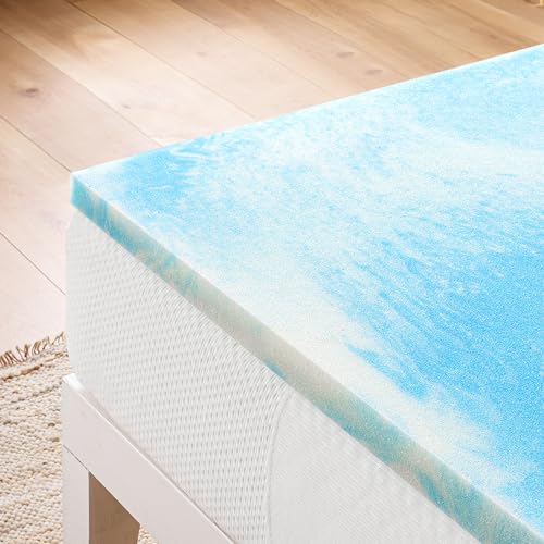 Best Price Mattress 2 Inch Swirl Gel AeroBreeze Cooling Air Flow Memory Foam Mattress Topper, Dorm Essentials, Twin Best Price Mattress