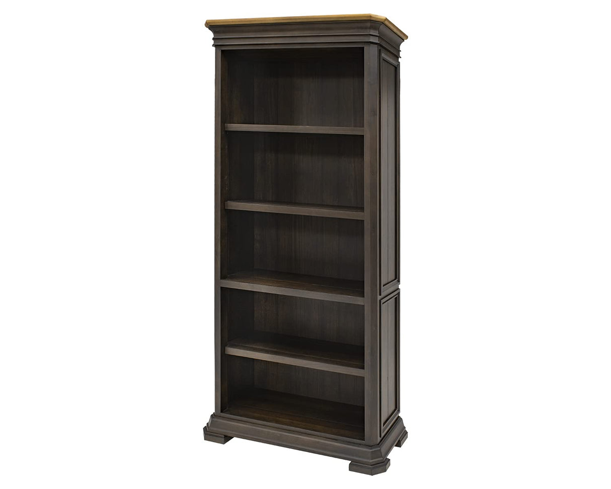 Martin Furniture Executive Open Bookcase, Fully Assembled, Brown Martin Furniture
