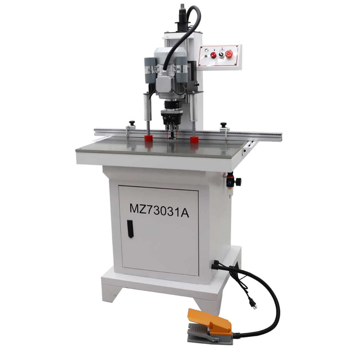 INTSUPERMAI Pneumatic Hinge Boring Insertion Machine Woodworking Wood Hole Puncher Cutter Hinge Boring Machine Punching Woodworking Drilling Tool Woodworking Pneumatic Hinge Drilling Machine 110V 48-6 INTSUPERMAI