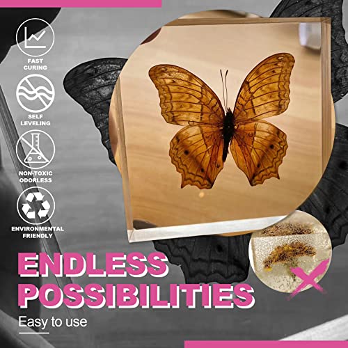 Epoxy Resin Crystal Clear Art 2 Gallon Kit for Coating, Casting, Resin Art, Jewelry, Tabletop, Bar Top, Live Edge Tables, Fast Curing 2 Part Epoxy Casting Resin Kit Puduo