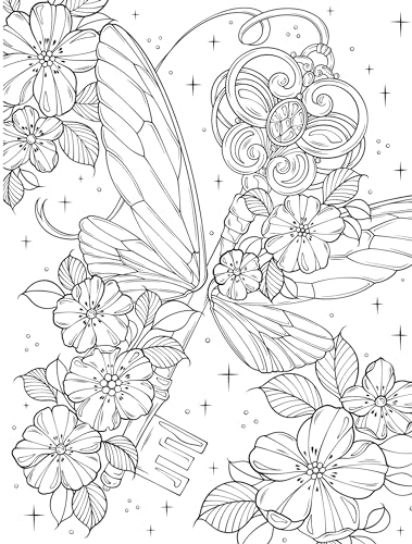 Romantasy: A Coloring Book (Dover Adult Coloring Books) WoodArtSupply
