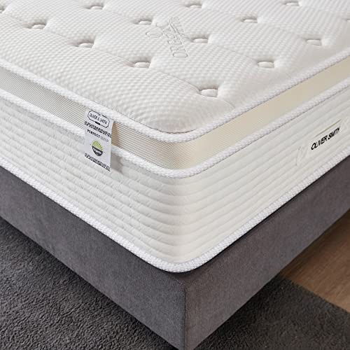 Oliver & Smith Twin Mattress- 14 Inch Hybrid Twin Size Mattress with Pocketed Coil Spring with High Density & Comfort Cold Foam- Eco-Friendly, Breathable Mattress Twin Size- Firm Mattress OLIVER & SMITH SINCE 1921