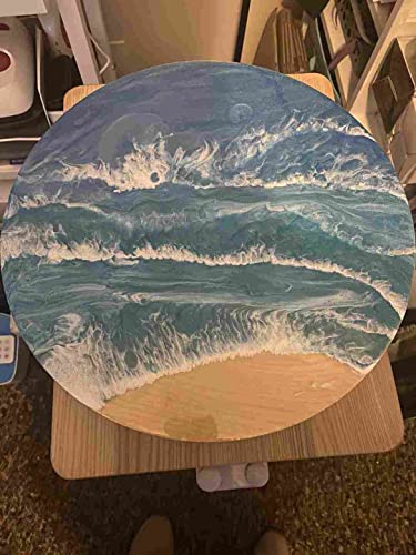 Unfinished Wood Circle Round | Circle Blank | DIY Craft Cutout | Up to 36" 5" / 1/2" 24 Hour Crafts
