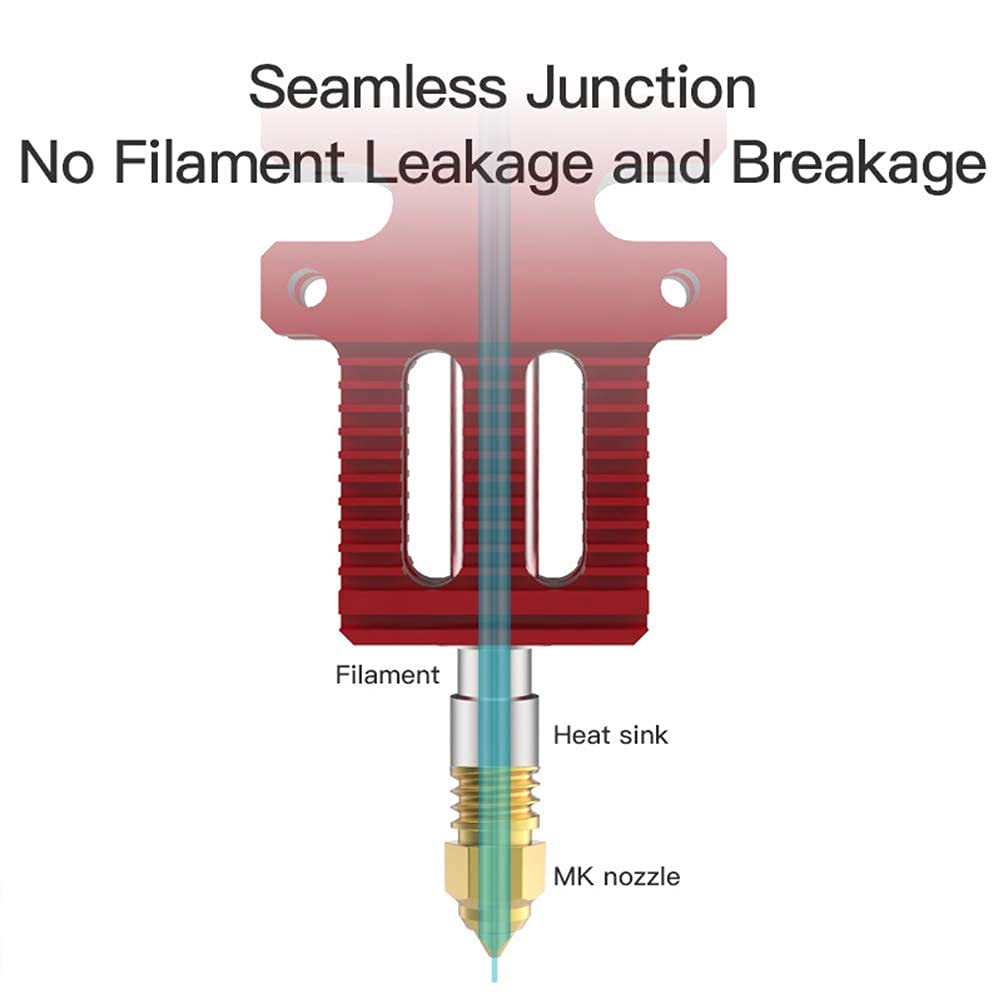 Creality Original 12pcs Ender 3 Series 0.4mm MK Nozzles, for Sprite Extruder Nozzle/Ender 3 S1/Pro/Ender 3/V2/Pro/Max/CR-6 SE/MAX Nozzle, for Ender-3 Serise/Ender-5 Series/Ender 3 Neo Series SQWAN