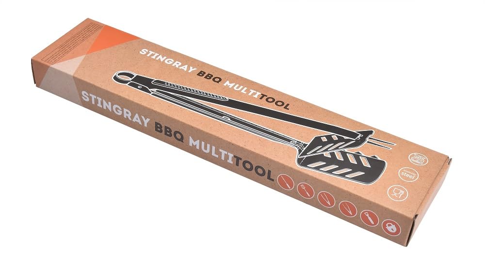 All-in-one BBQ Multitool - Best Barbeque Accessories - Stainless Steel Outdoor Grill Tool - Grill Masters Must Have Gadget TNK BRAND
