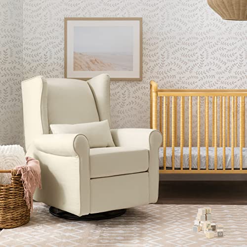 DaVinci Hayden Recliner and Swivel Glider in Natural Oat, Greenguard Gold & CertiPUR-US Certified DaVinci