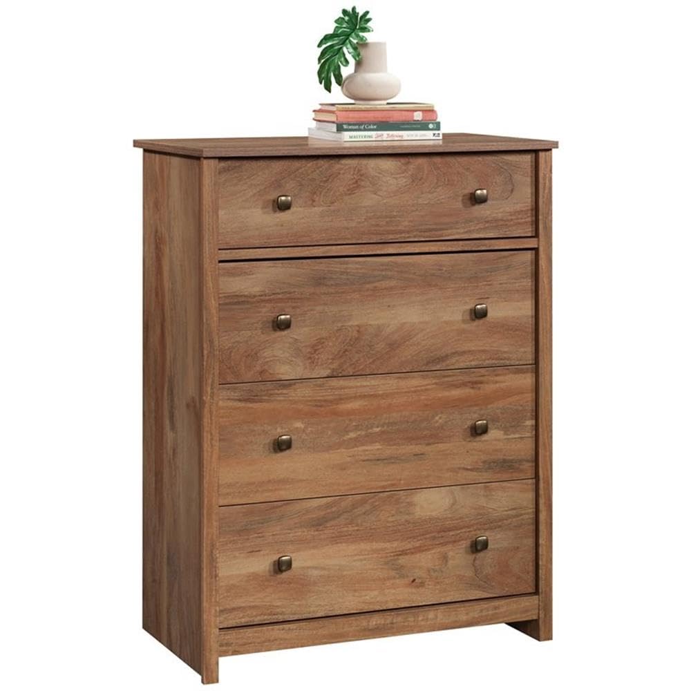 Sauder River Ranch 4-Drawer Chest, Sindoori Mango Finish Sauder