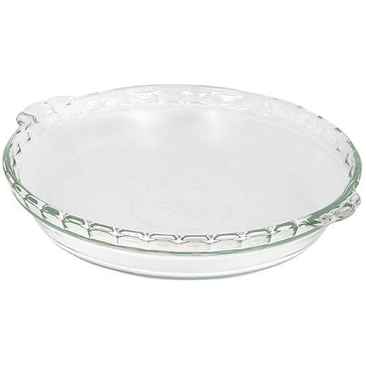Pyrex Bakeware 9-1/2-Inch Scalloped Pie Plate, Clear - Original Genuine Pyrex - Made in the USA Pyrex
