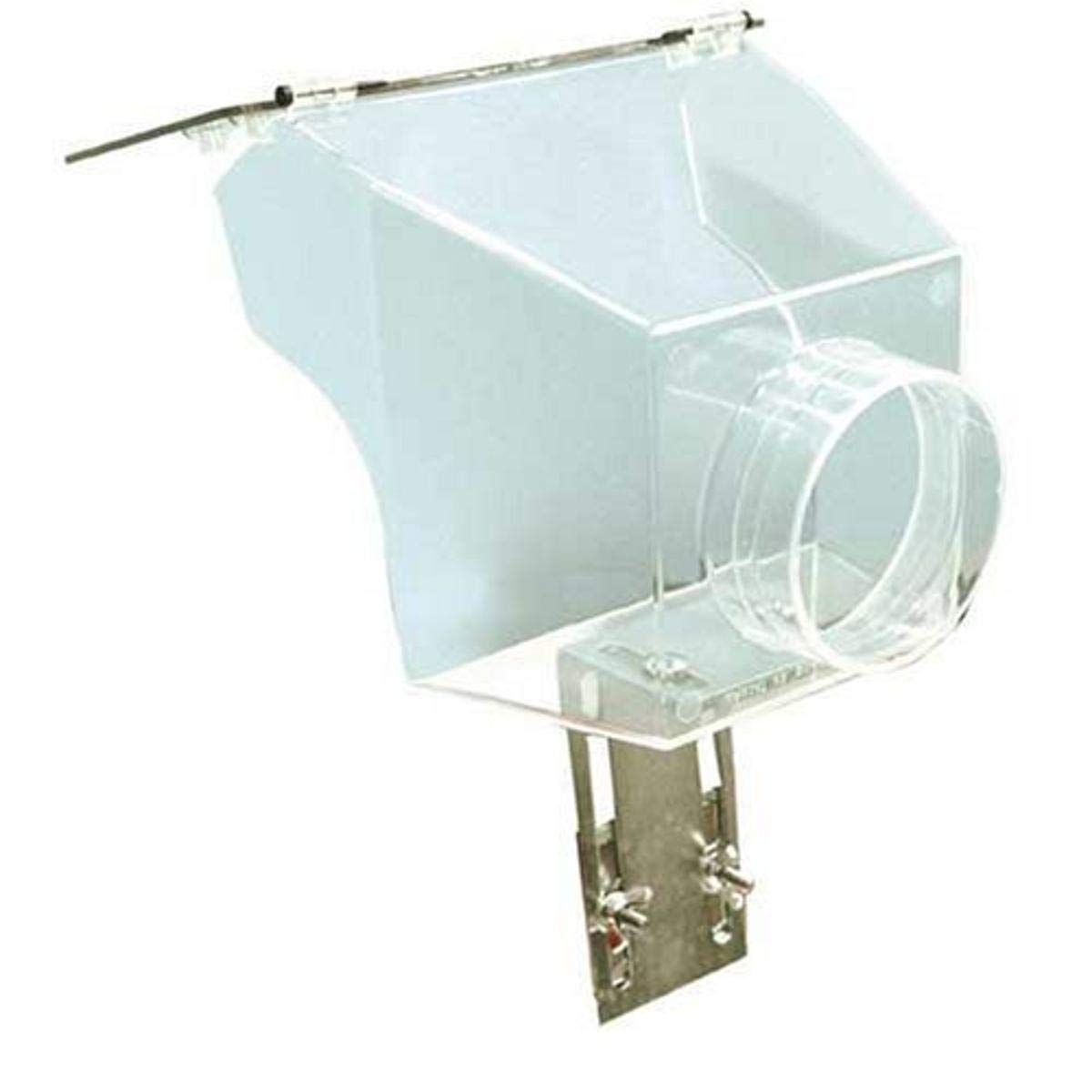 PSI Woodworking DLHOODC2 Clear Wood Lathe Dust Hood With Magnetic Mounting Clamp PSI Woodworking