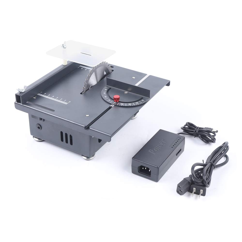 Portable Mini Table Saw | Small Wood Cutting Tool for Crafts, Hobbies, and Woodworking | 40MM Cutting Depth, Include Blade | Micro Table Saw for Home SABUIDDS
