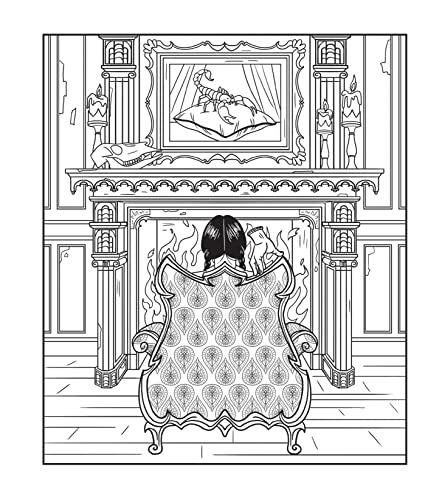 Wednesday: An Unofficial Coloring Book of the Morbid and Ghastly (Unofficial Wednesday Books) WoodArtSupply