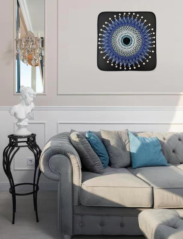 THOUDONER DIY 3D String Art Crafts Kit for Adults Beginner Unique Gift -Bird Nest(7.87inch*7.87inch). THOUDONER