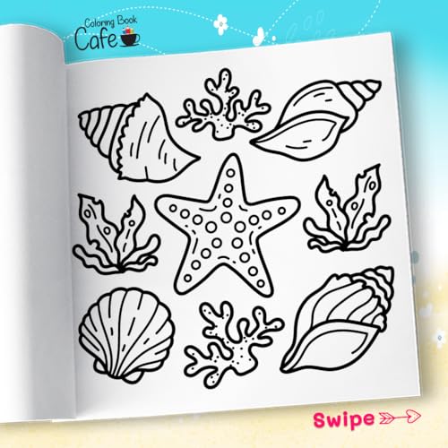 Cozy Summer: Bold & Easy Coloring Book for Adults and Teens Featuring Fun Summer Designs for Stress Relief and Relaxation (Bold and Easy Coloring Books) WoodArtSupply