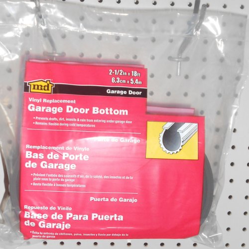 Efficient Vinyl Garage Door Bottom Seal Replacement, weatherstripping - MD Building Products 08462 M-D Building Products