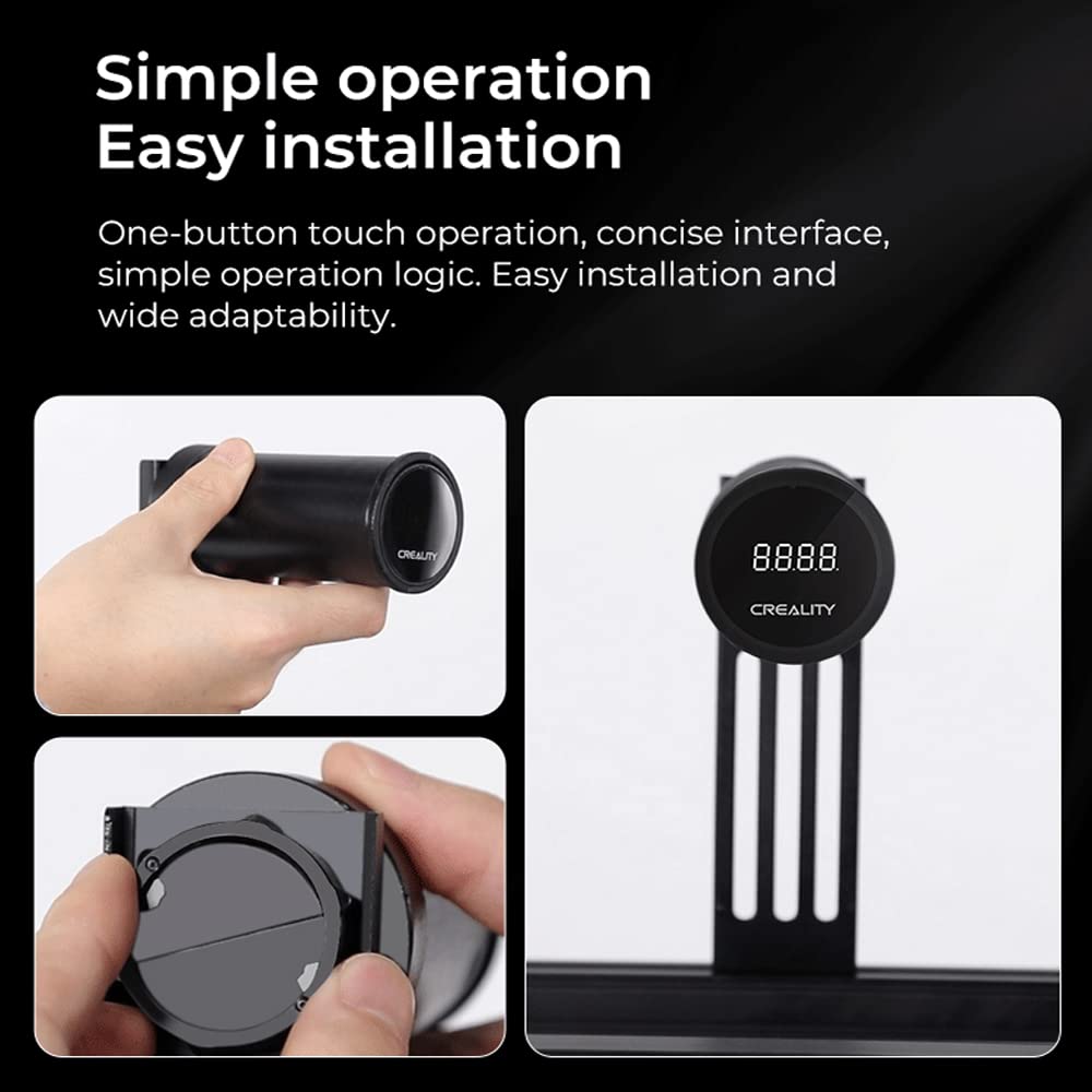 Creality Official Upgrade 3D Digital Spool Rack-S, Weighable Spool Holder for All Kinds of Filaments of PLA/ABS/Nylon/Wood/TPU 3D Printing Materials Skouphy