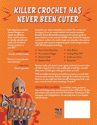 Brochet: 30 Easy Patterns for Crochet Weaponry and Ami-gore-rumi WoodArtSupply