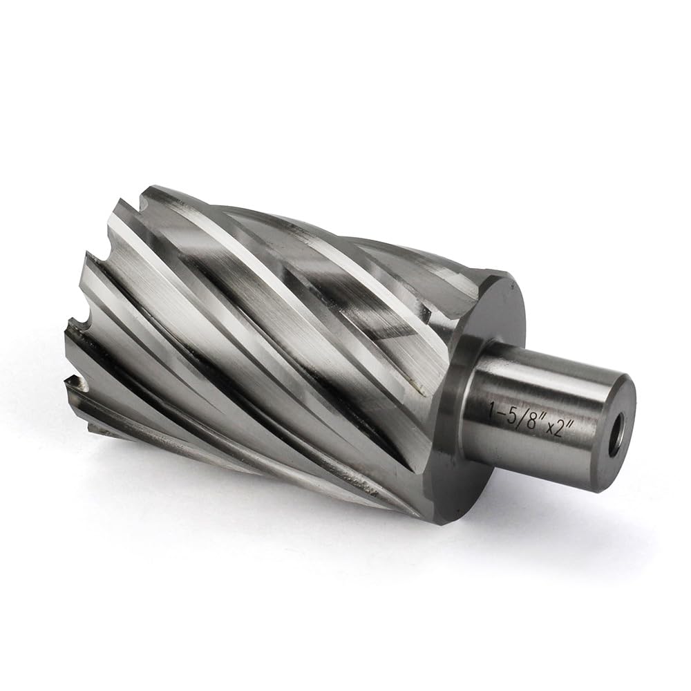 JESTUOUS Annular Cutter 3/4 Inch Weldon Shank 1-5/8 Cutting Diameter 2 Cutting Depth Slugger Bits HSS Kit for Magnetic Drill Press JESTUOUS
