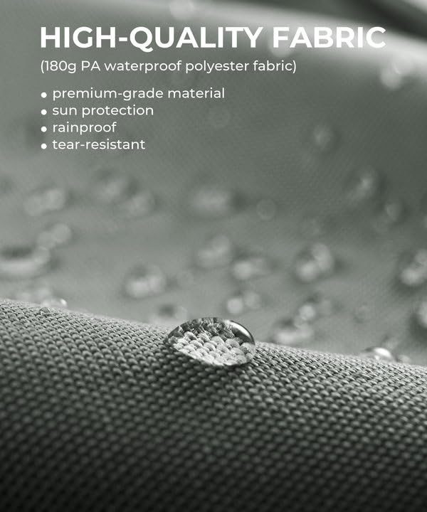 GAOMON Retractable Pergola 10' x 13' Aluminum Outdoor Pergola with Retractable Canopy Faux Wood Metal Pergolas for Patios, Backyard, Deck, Patio, Garden Porch Beach Pavilion Grape Trellis, Gray GAOMON