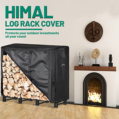 Himal Log Rack Cover Waterproof Firewood Cover Fit 4FT Wood Rack Himal Outdoors