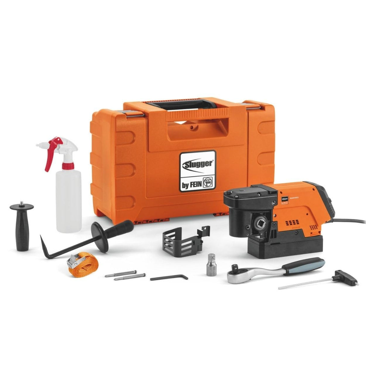 Fein Slugger MagForce 90 Compact Magnetic Drill Up to 1-3/8" - Lightweight Powerful Maintenance-Free 10-Amp Base Drill for the Toughest Jobs - 72732362090 Fein