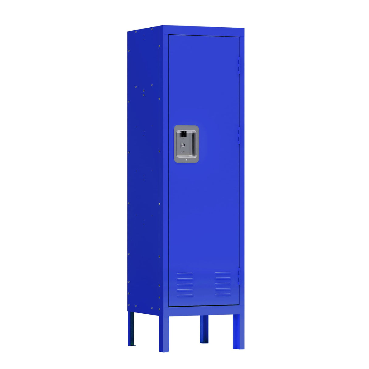 YESER Metal Storage Locker, School Locker Cabinet Lockers for Employees Gym Lockers, Lockable Storage Cabinet Small Locker for Bedroom, 54" Height Steel Locker for Home, Office, Blue YESER