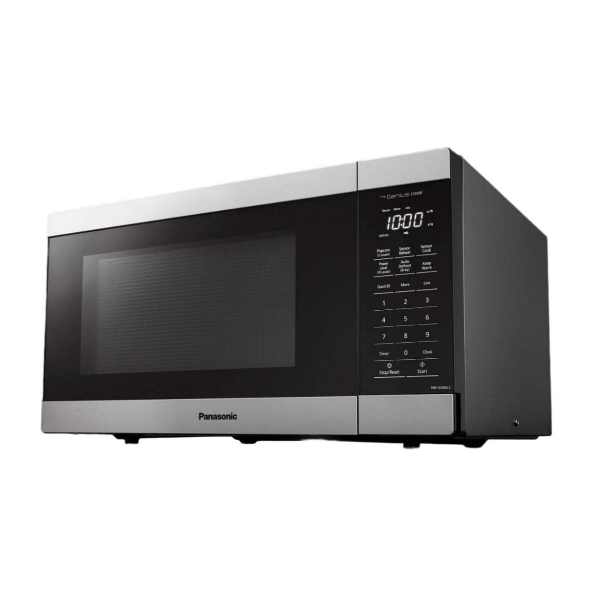 Panasonic NN-SU66LS 1100W with Genius Sensor Cook and Auto Defrost Countertop Microwave Oven, 1.3 cu ft, Stainless Steel Panasonic