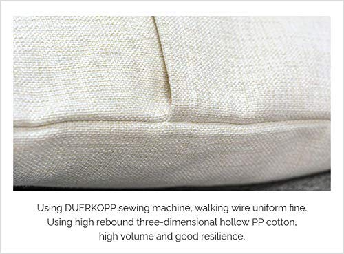 QOMOLANGMA Blank Sublimation Pillow Cover 15.75" x 15.75" Linen Heat Transfer Printing Sublimation Blank Pocket Pillow Case Linen Pillowcase (10PCS) QOMOLANGMA