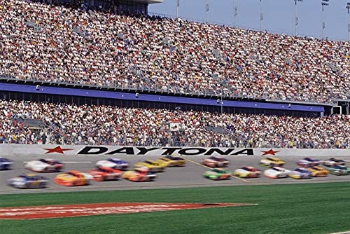 FDerks Diamond Painting Kits for Adults 12X16 Inch Stock Car Race Crowd Full Drill Round Crystal Rhinestone Diamond Arts Craft Canvas Home Wall Decoration and Relaxation FDerks